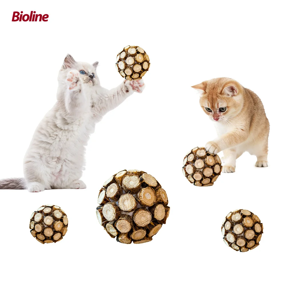 

Cat Matatabi Toy Ball Catnip Cat Toy Ball for Cats Catnip Toys for Indoor Cats Kitten Cleaning Teeth Molar Matatabi Cat Chew Toy