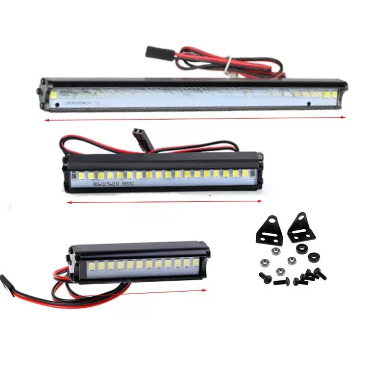 50mm 83mm Rc Car Led Light Bar Leds Lamp 1:10 Rc Car Part For Traxxas Trx4 90046 Scx10 Bright Led Lights Cool Accessory — zdjęcie 2