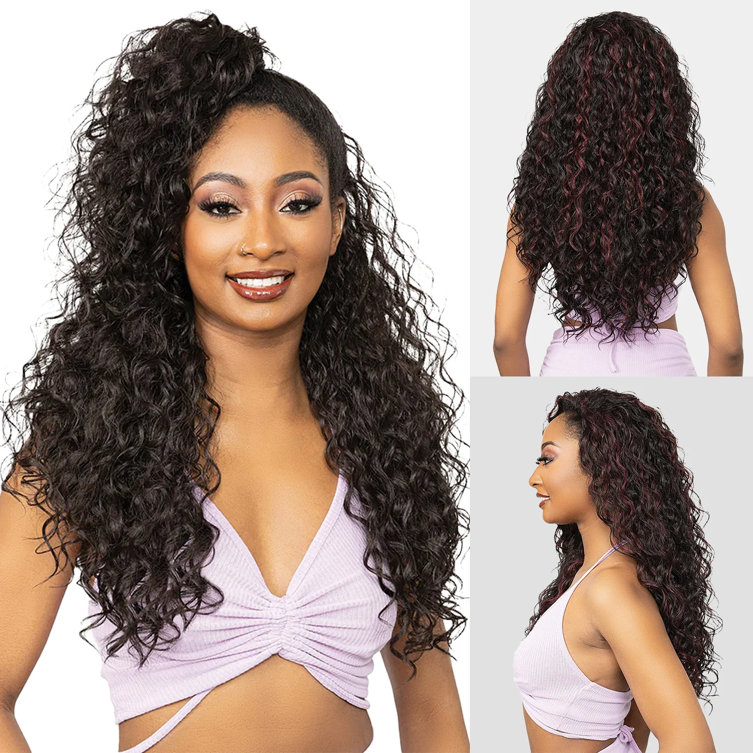Janet Collection Human Hair Prime Unimix Synthetic Wig Remy Illusion Waco