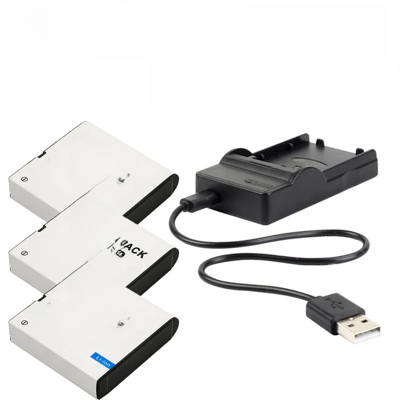 Akumulator 1850mAh NP-40 NP40 do kamery Casio EX-Z30 Z40 Z50 Z55 Z57 Z400 Z750 Z850 FC100 KOMERY 4K, ładowarka do NP 40 — zdjęcie produktu 7