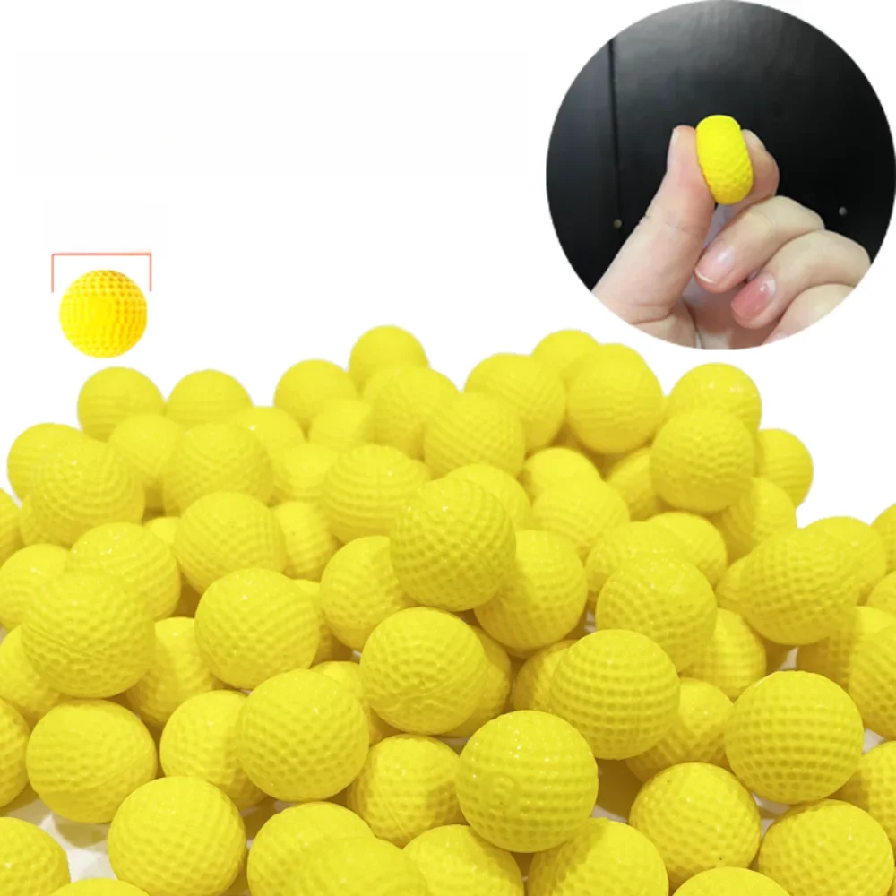 Żółte PU Bullet Nerf Rival Refill Darts Toy Gun Round Bullets Toy Gun Ball Dart dla Nerf Rival Apollo Zeus Gun 25/50/100szt — zdjęcie 2