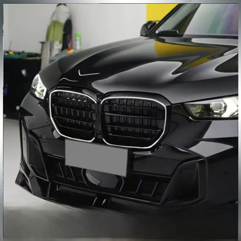 Vervangende voorbumper ABS racing grill voor BMW X5 G05 M-Sport LCI 2023-2025 Zwarte voorbumper upgrade naar X5M stijl LED grill - afbeelding 2