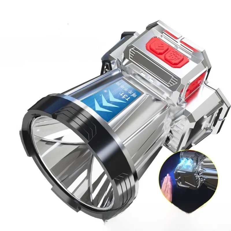 Strong Light Head-Mounted Rechargeable Miner's Lamp Outdoor Night Fishing Lamp Emergency Sensor Headlamp Sofirn Фонарь Налобный