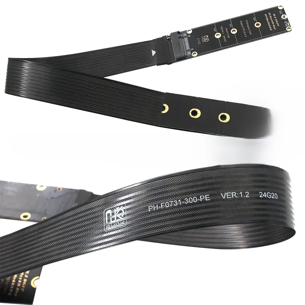 Przedłużacz M.2 NVME NGFF M-Key PCIe4.0 SSD Karta przedłużająca M.2 NVMe SSD Przedłużacz do dysków M.2 2230 2242 2260 2280 SSD — zdjęcie 2