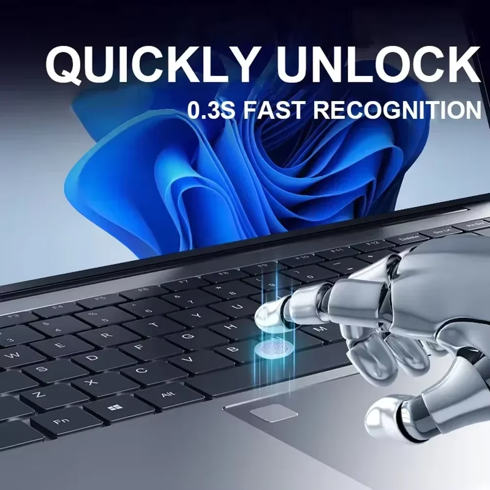 أجهزة الكمبيوتر المحمولة التي تعمل بنظام التشغيل Windows 11 Intel i7 8500Y 16GB RAM 1 تيرابايت SSD المحمولة مكتب دراسة الكمبيوتر المحمول الكمبيوتر بصمة فتح الكمبيوتر المحمول