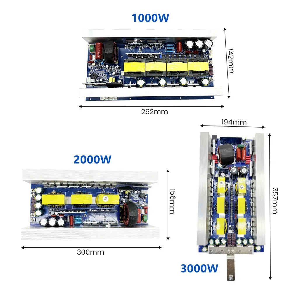 SUNYIMA 1000W 2000W 3000W DC 12V/24V to AC 220V Pure Sine Wave Inverter Power Frequency Voltage Converter Circuit Board