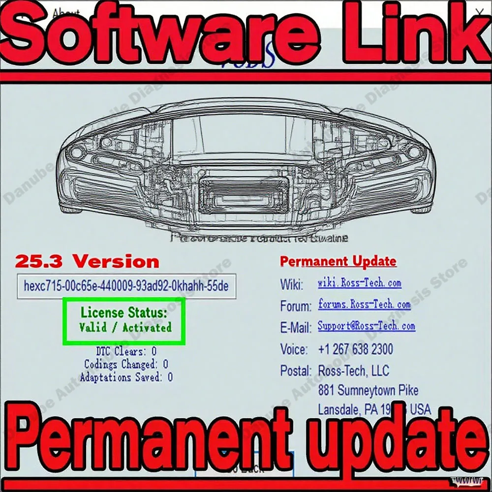 

Hot UPDATE SOFTWARE VCDS 2025 VAG COM OBD2 Scanner VAG HEX V2 USB Interface For Multi-vehicles Unlimited VINs Multilingual TOOL