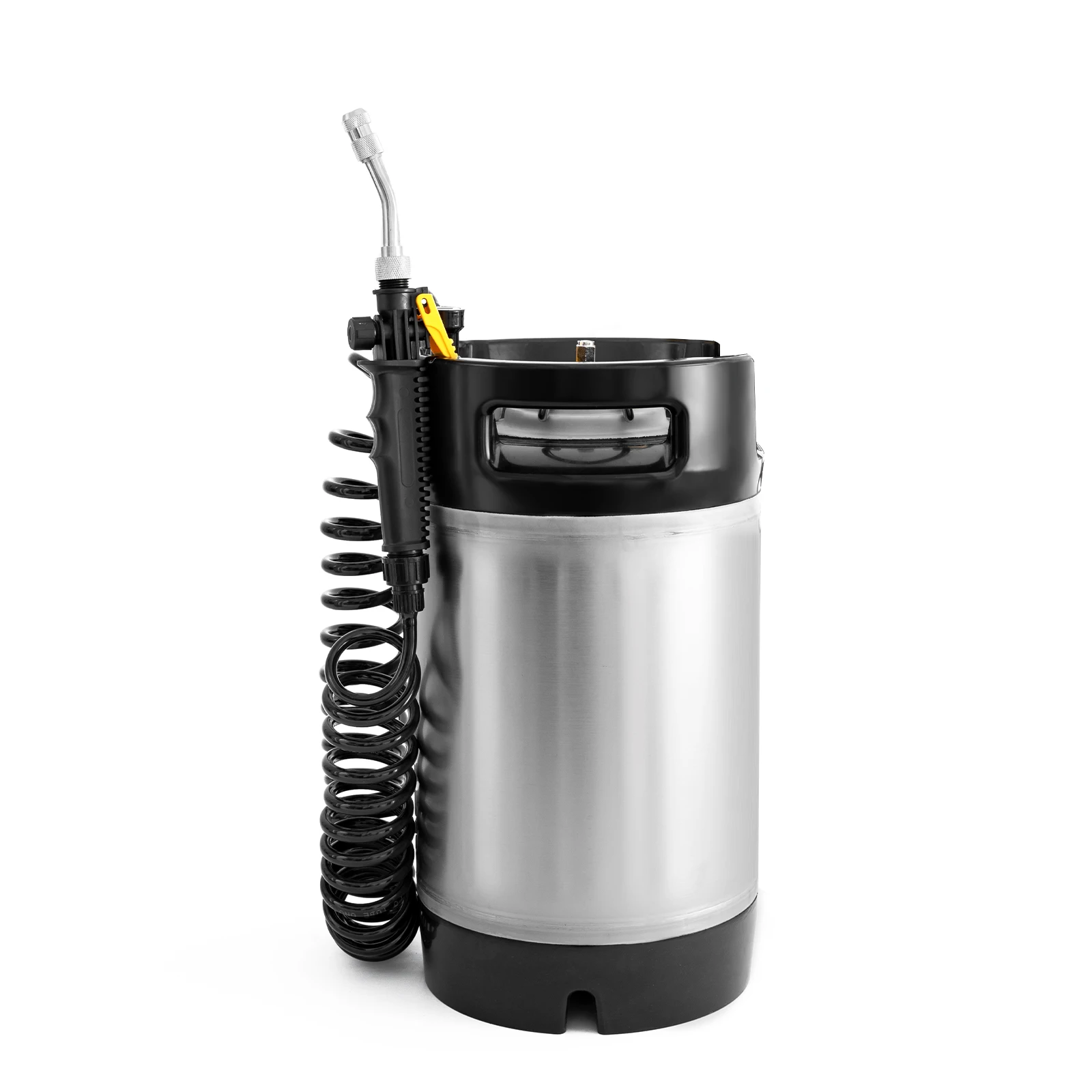 YLWRAP 9.5L Stainless Steel Tint Keg Car Wash Tank PPF Sprayer Keg Window Tint Tools Spray Keg Car Cleaning Auxiliary Tool