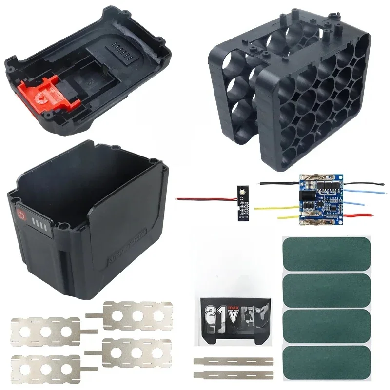20X18650 obudowa baterii litowo-jonowej płytka zabezpieczająca przed ładowaniem PCB dla Lomvum Zhipu Hongsong Jingmi dla Makita 18V bateria litowa — zdjęcie 2