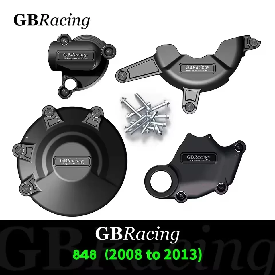 

Защитная крышка двигателя GB Racing 848 (2008-2013) для мотоциклов, аксессуары и запчасти для защиты генератора и сцепления