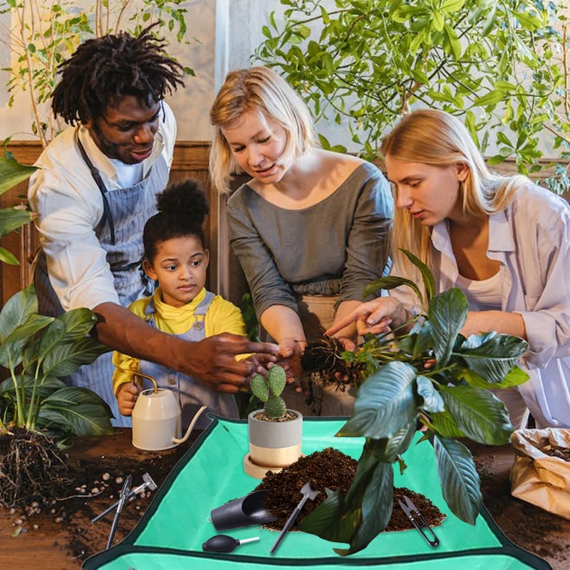 Pflanzen Werkzeug Set Sukkulenten Werkzeuge Miniatur Pflanzung Set Fee Garten Pflanzen Pflege Indoor Pflege Für Kaktus Zimmerpflanze Bonsai Werkzeug Kit