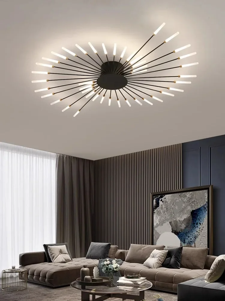Moderne Feuerwerk-LED-Deckenleuchte Kreative Wohnzimmer Esszimmer Deckenlampe Heimbeleuchtung Schlafzimmerleuchte Lüster Leuchte