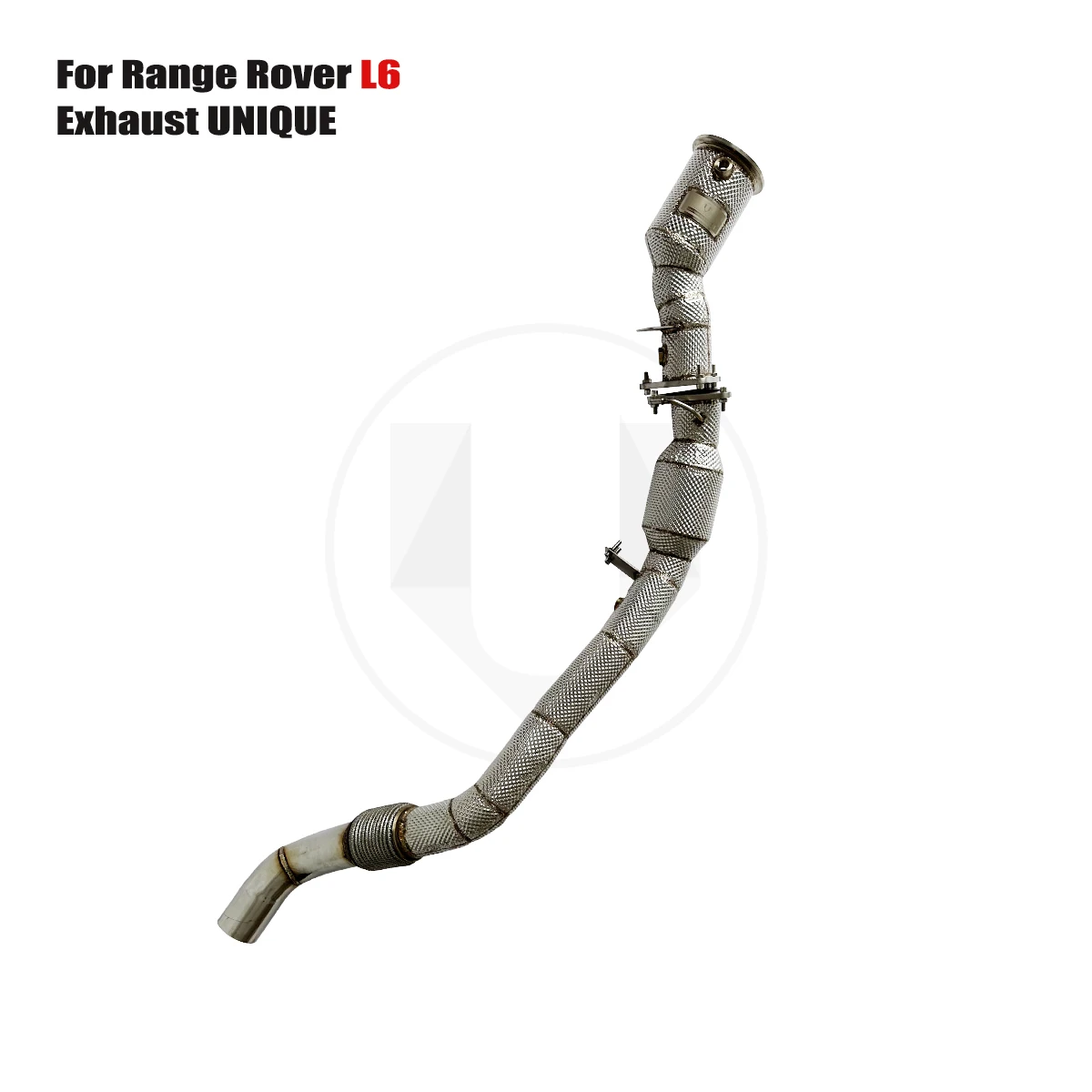 

UNIQUE For 2020+ Land Rover Range Rover L6 3.0T with opf No light on front downpipe With insulator downpipe With cat/without cat