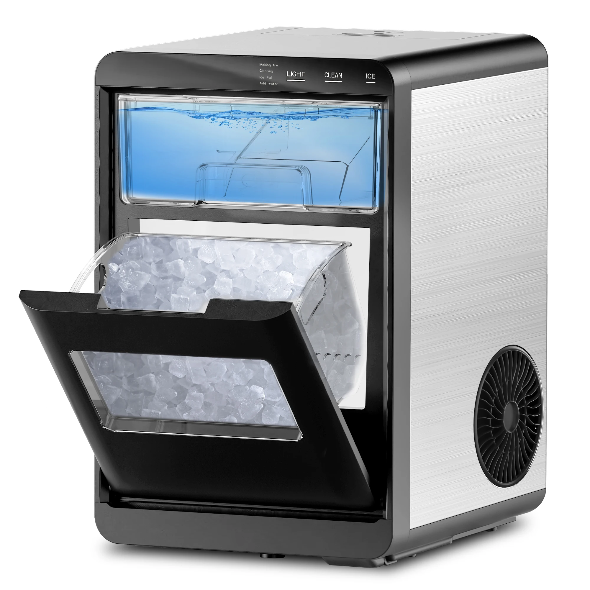 Coffee Tea Day - EKOJUCE Nugget Ice Maker Countertop, Soft