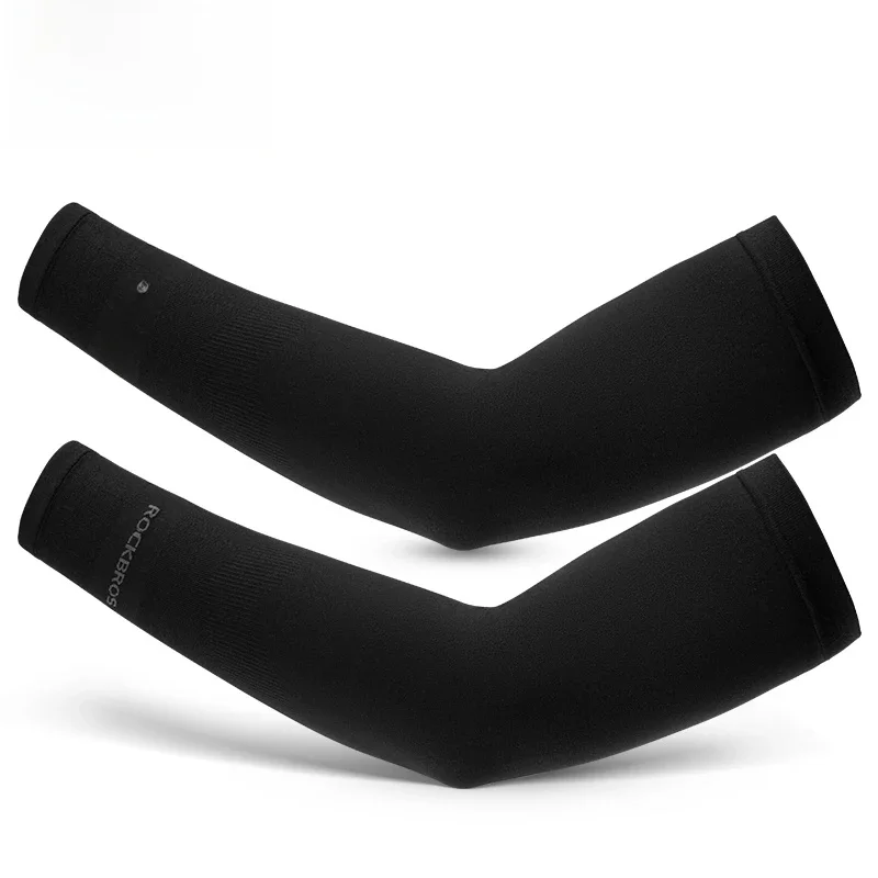 AliExpress ROCKBROS Ice Silk Bicycle Sleeves Summer Breathable Cycling Arm Protection Outdoor Sun UV Protect Sports MTB Road Bike Sleeves