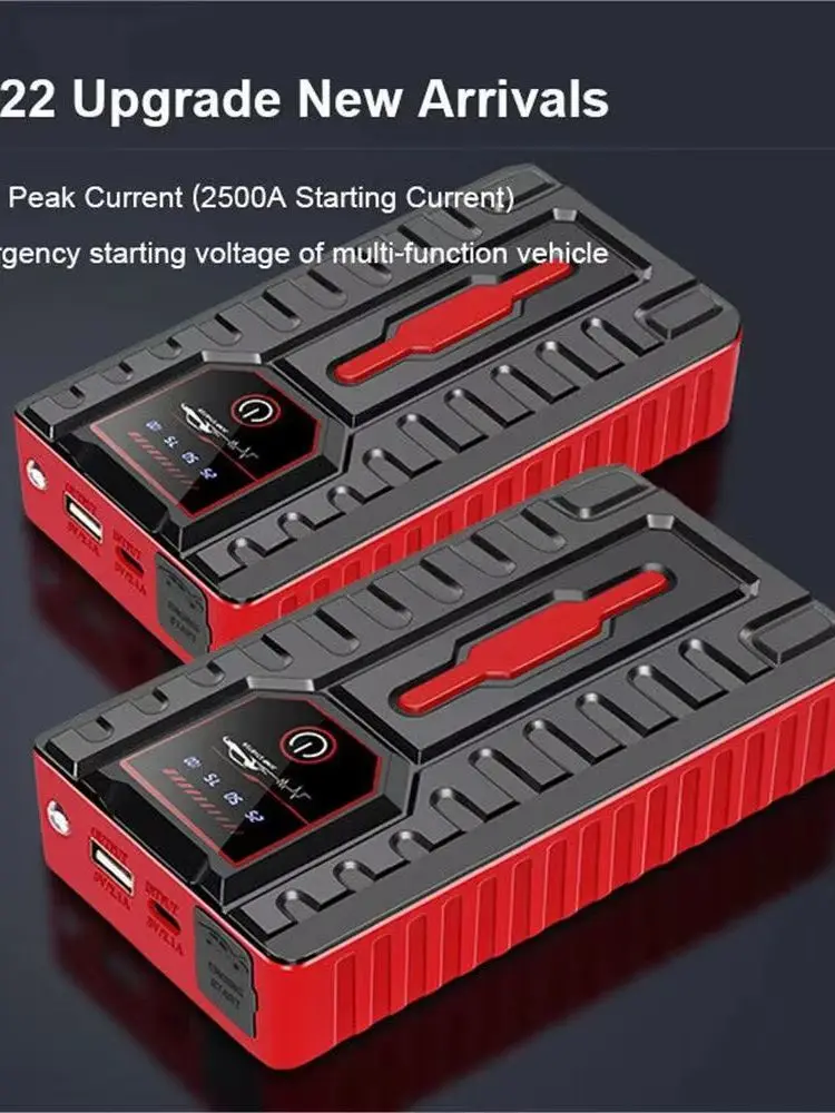 Tragbarer Starthilfekabel-Generator für Autos, 8000 mAh / 10000 mAh, Powerbank-Ladegerät, geeignet für 6,0-Liter-Benzinfahrzeuge und 4,0-Liter-Diesel-Fahrzeuge, rein elektrischer Typ.