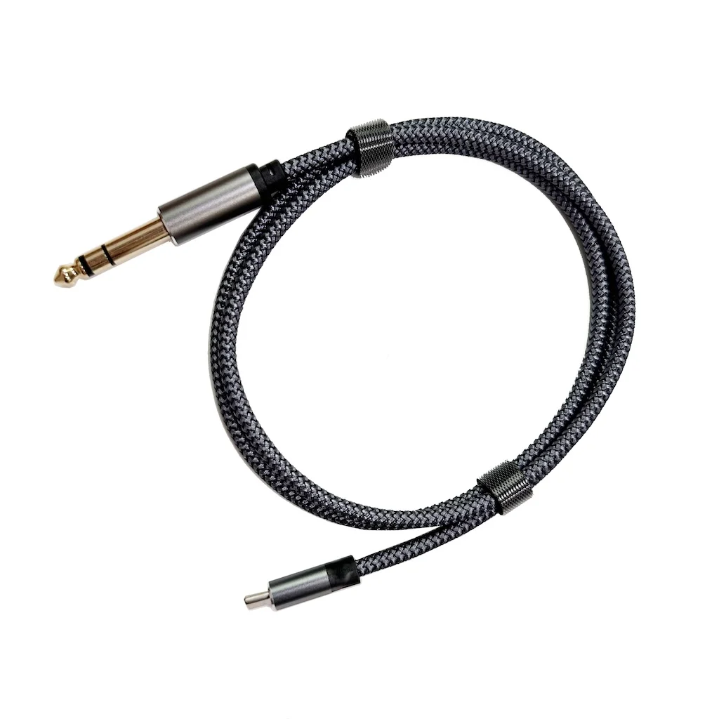 1/2/3/5m USB C to 6.35mm cable,Type C to 6.5mm audio adapter auxiliary jack stereo cable for amplifier, speaker, Mixing Console