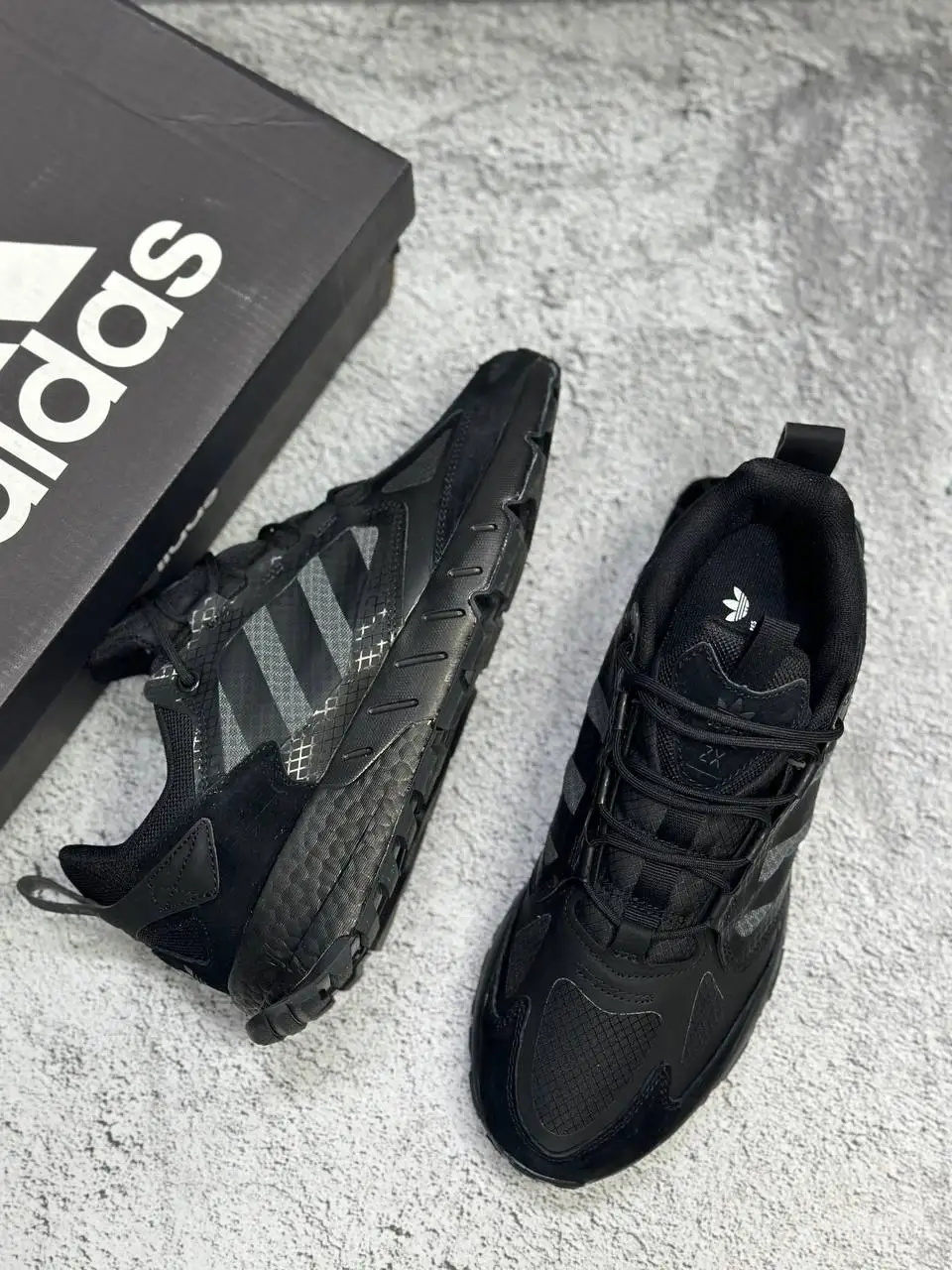 ブラック36 Male Adidas ZX 1K Boost Seasonality 2.0 male sneakers of masculine