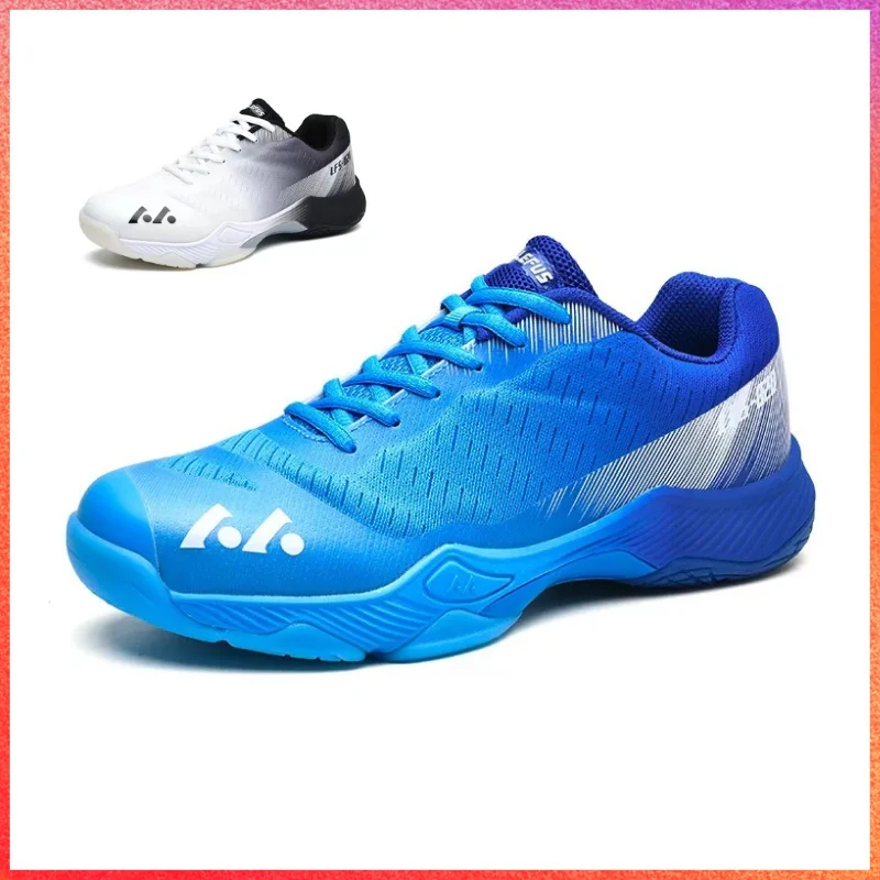 LEFUS Big Size 46 45 Badminton Shoes Men Women Breathable Anti-Slippery Sport Shoes Volleyball Competition Training Shoes