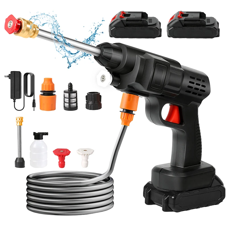 20Bar Cordless idropulitrice ad alta pressione rondella pistola ad acqua a spruzzo autolavaggio macchina per la pulizia dell'acqua a pressione per batteria Makita 18V