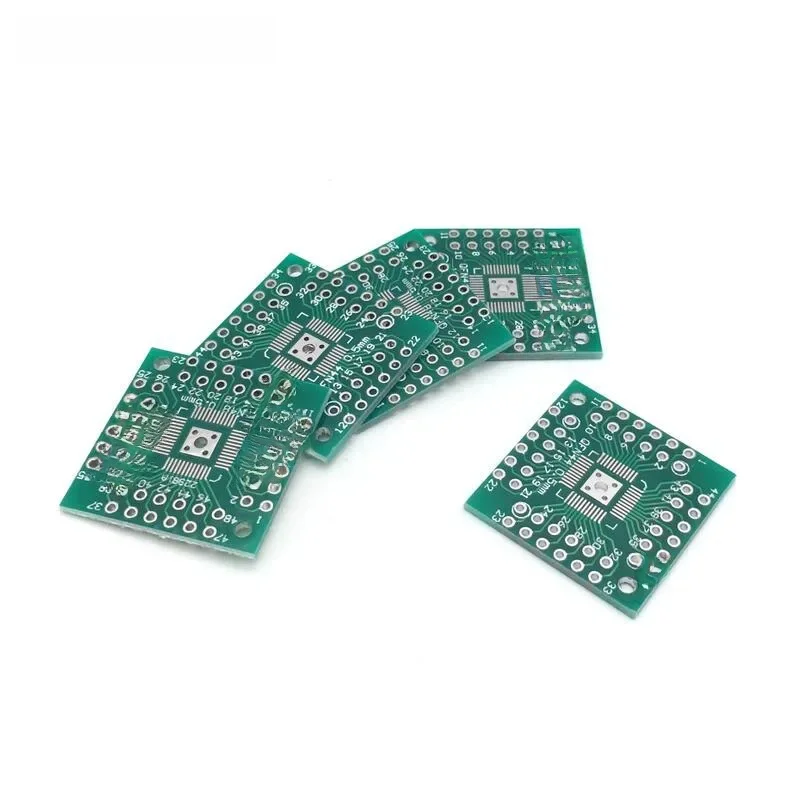 5 sztuk HTQFP QFN48 do DIP48 QFN44 0.5mm QFP48 QFP44 PQFP LQFP płyta adaptera — zdjęcie 2