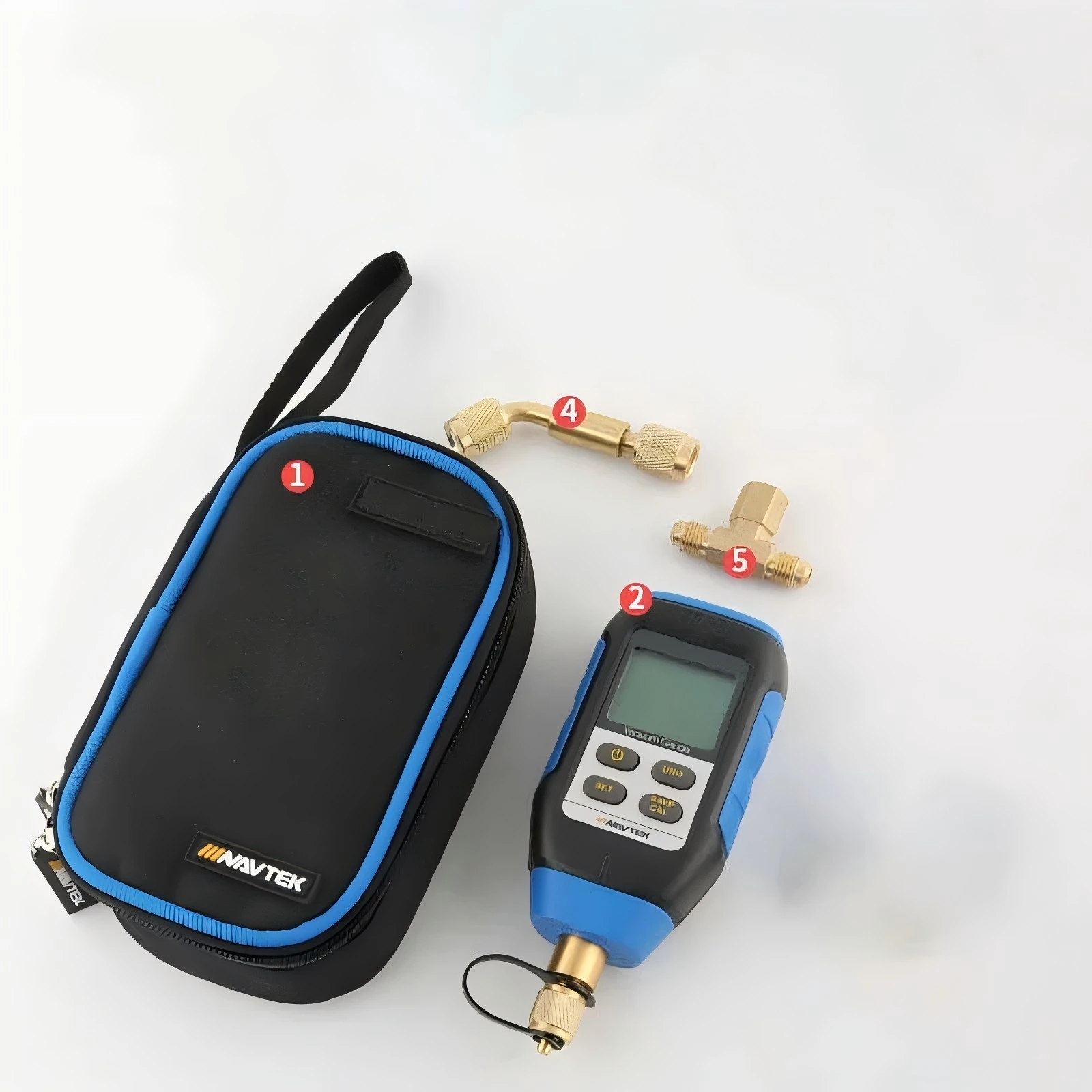 VMV-1 Digital Vacuum Gauge Portable High Precision Digital Display Combined Pressure and Vacuum Electronic Vacuum Absolute Gauge