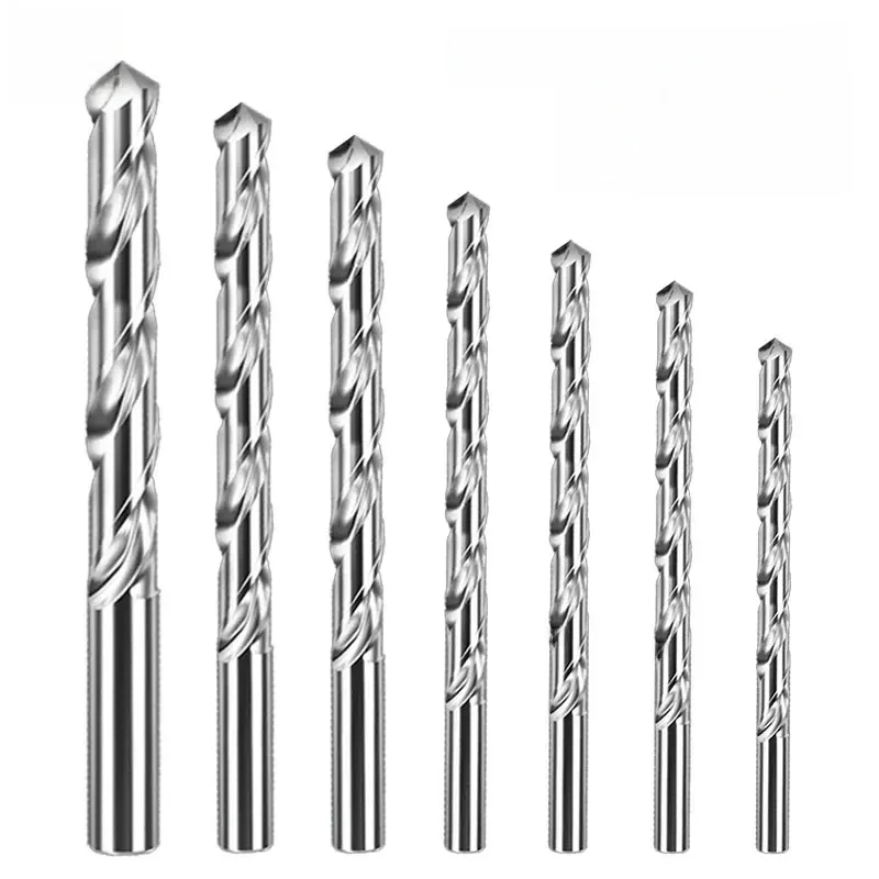 Wiertło z węglików spiekanych BB 0,75 mm-11,95 mm Mini bity CNC Narzędzie do obróbki otworów do aluminium 2,35 D1 = D2 Średnica Dwa miejsce dziesiętne — zdjęcie 2