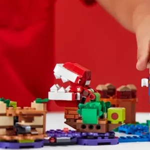 Super Marioed Series Construction Blocks Piranha Pflanze faszinierende Herausforderung Set Expansion Geschenk Kinder 10 Hauptverkäufe von Mini Piranha - №10