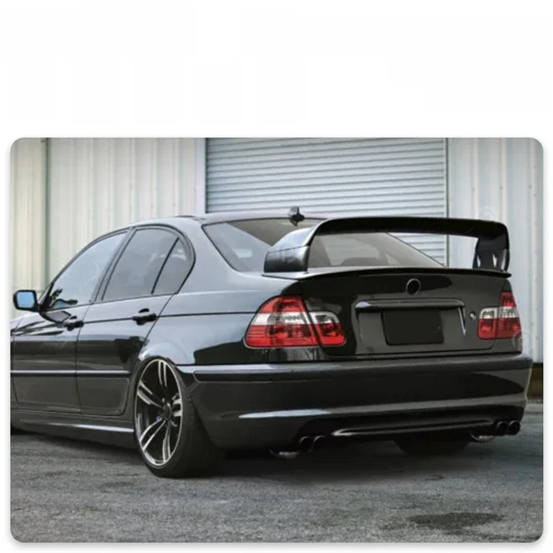 Achterklepspoiler kofferbaklip spoiler carbon fiber of glanzend zwart voor BMW E46 Coupé M3 alleen 2-deurs 1998 - 2006 - afbeelding 2