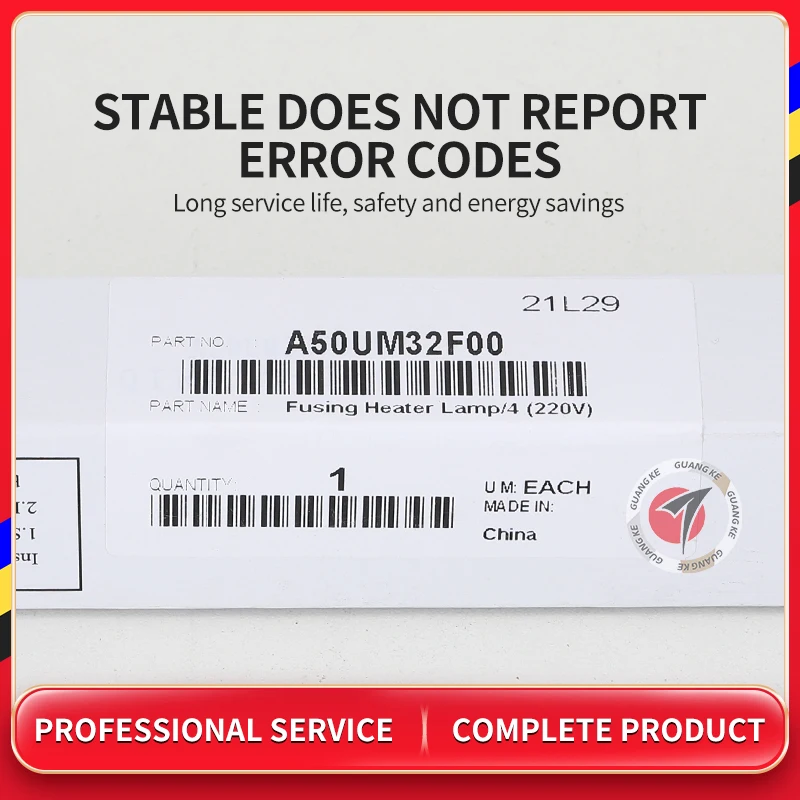 A50UM32F00 Original Fusor Menor Aquecedor Lâmpada Para Minolta 1060 1070 2060 2070 4080 3080 71HC Konico 83HC B190 4070 Lâmpadas de Aquecimento