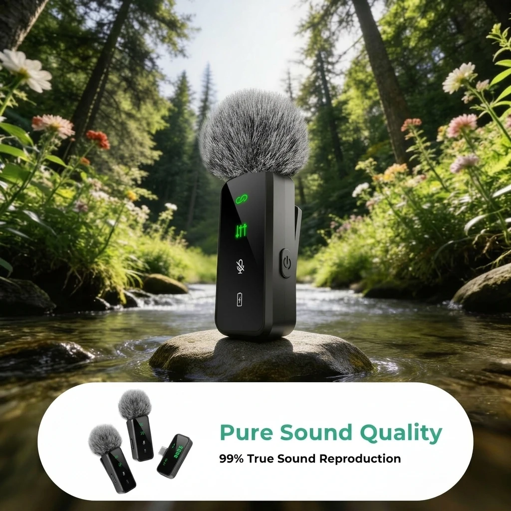 Bezprzewodowy mikrofon krawato – Streaming Mic Condenser recenzja i cena