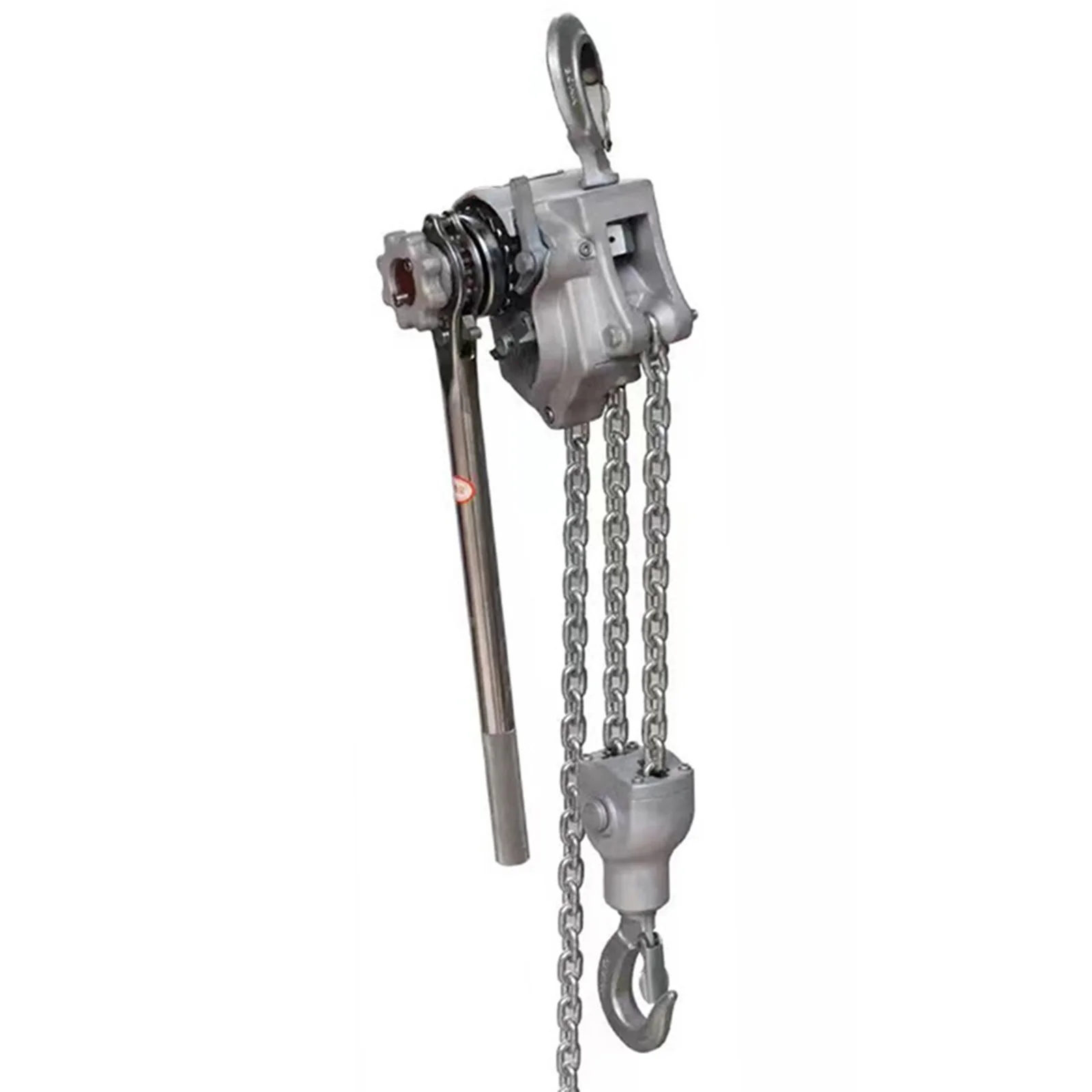 

Aluminum 3 Ton Capacity Manual Lever Chain Hoist with Come Along, Portable Ratchet Chain Puller Hoist for Electrical work