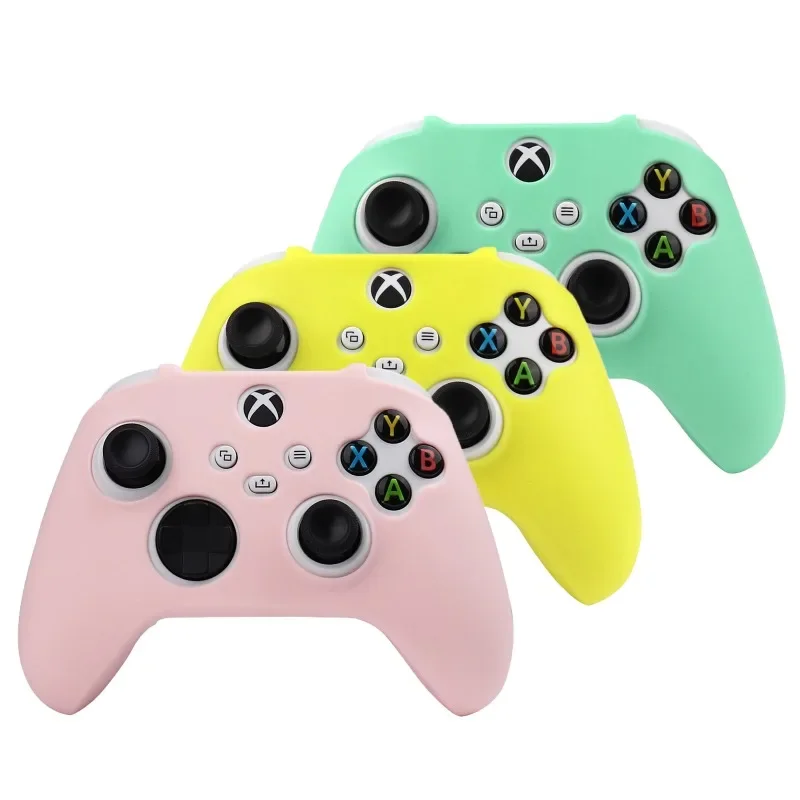 Étui de protection en Silicone souple pour contrôleur Xbox série S, housse de manette de jeu, accessoires de jeux pour étuis de Joystick Xbox série X