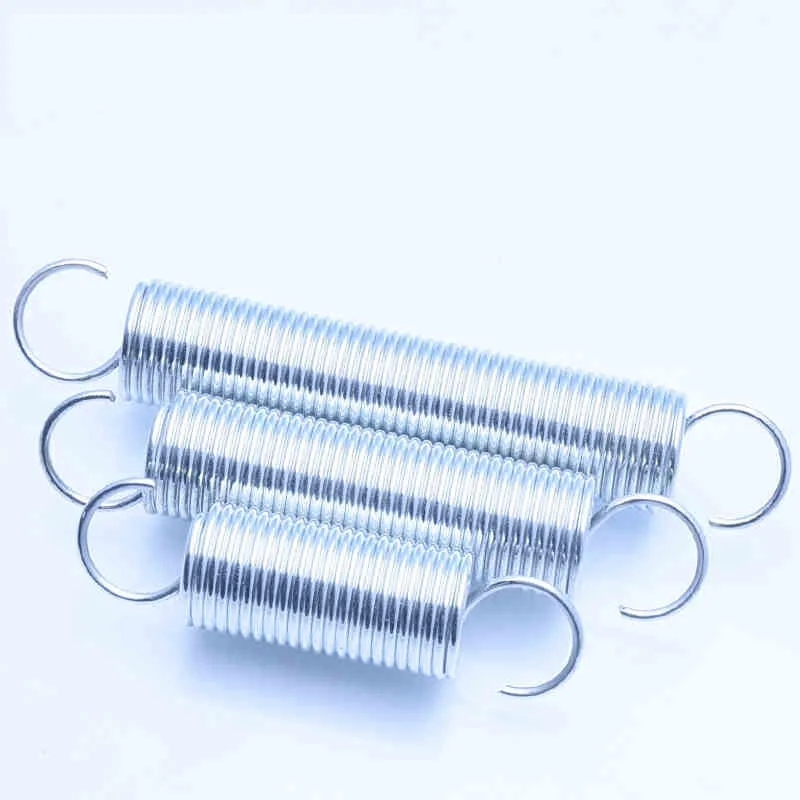 1Pcs Open Hook Tension Spring Pullback Spring Coil Extension Spring Draught Spring Wire Diameter 1.6mm  Length 110 To 340mm
