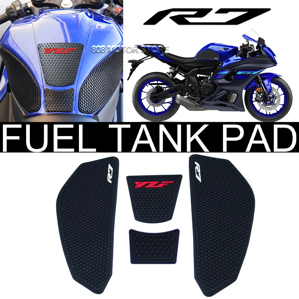 

For YZF R7 yzf r7 Motorcycle Accessories Fuel Tank Pad Protector Sticker Side Anti Slip Protection Pad Knee Grip