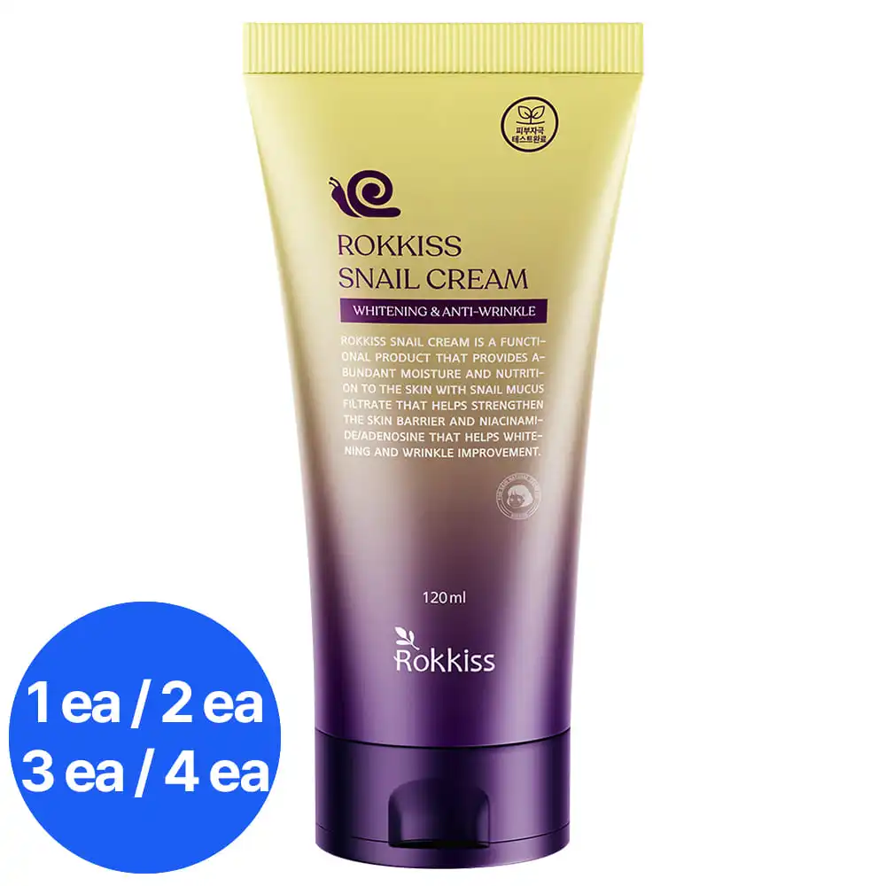 Rokkiss Snail Cream, 120ml