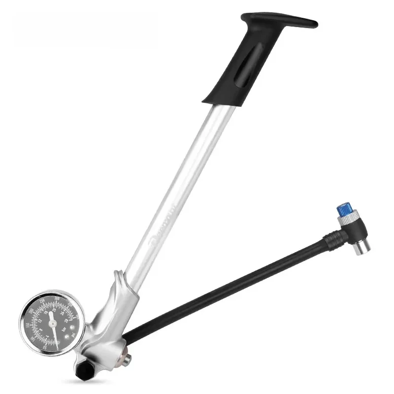 AliExpress DEEMOUNT 400psi High Pressure Air pump with Gauge for Front Fork Shock Absorber MTB Bicycle Presta Schrader Valve Inflator Rotatable Hose