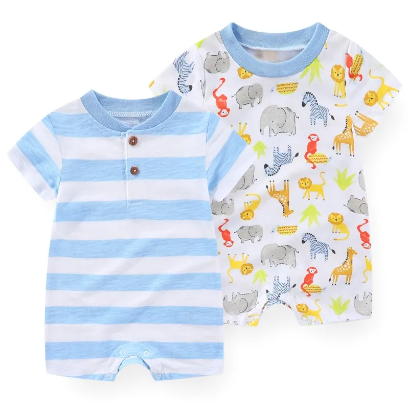 Kiddiezoom - Stylish Summer Baby Sleeveless Two-Piece Set for Cool Comfort