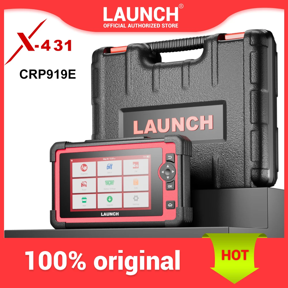 LAUNCH X431 CRP919E Elite OBD2 сканер, двунаправленный инструмент, CANFD DOIP, активное тестирование, 35 + обслуживание, кодирование ЭБУ, диагностика всех систем