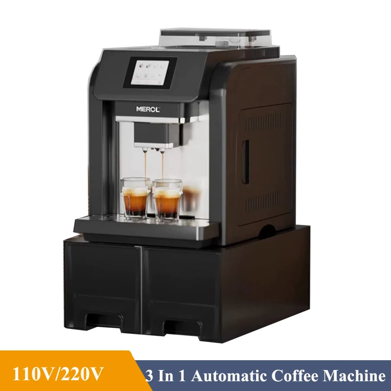 

110V/220V Fully Automatic Water Coffee Machine Italian Commercial Household Mini Freshly Cooked Beans