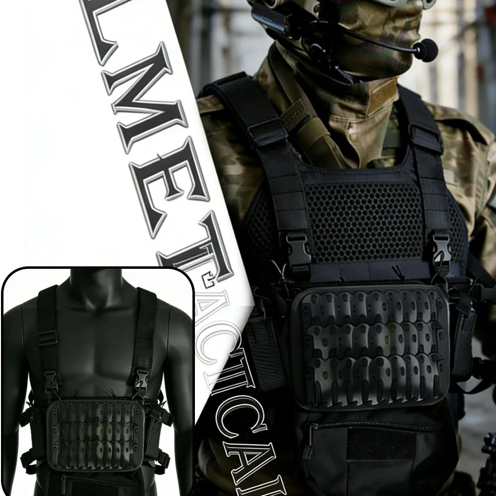 

Tactical Armors Chest Rig with Magazine Pouch, Knight Samurai Combat Protector Defense Gear For Airsoft Paintball Hunting