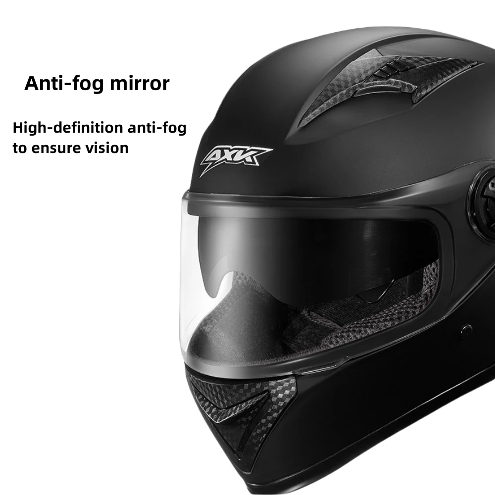 Motorfiets Rijden Volledige Dekking Helm Hoofd Anti-Val Bescherming Winter Warm Hd Anti-Mist