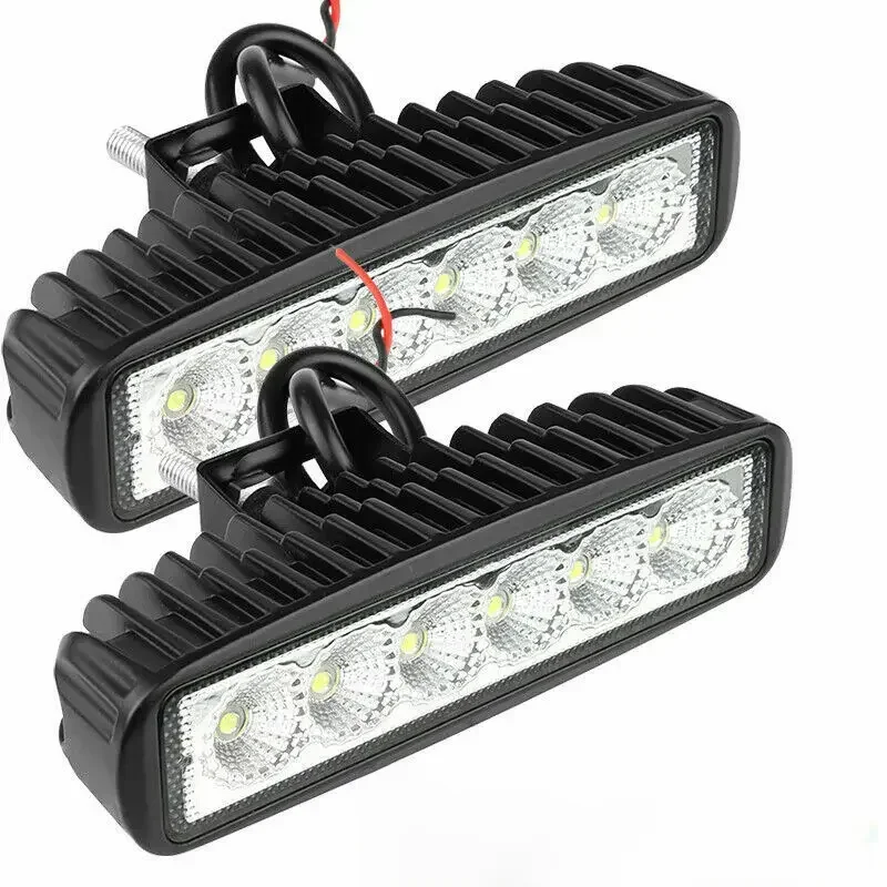 Impermeável levou luz de trabalho para carro, DRL Spotlight, alta brilhante, faróis automáticos,