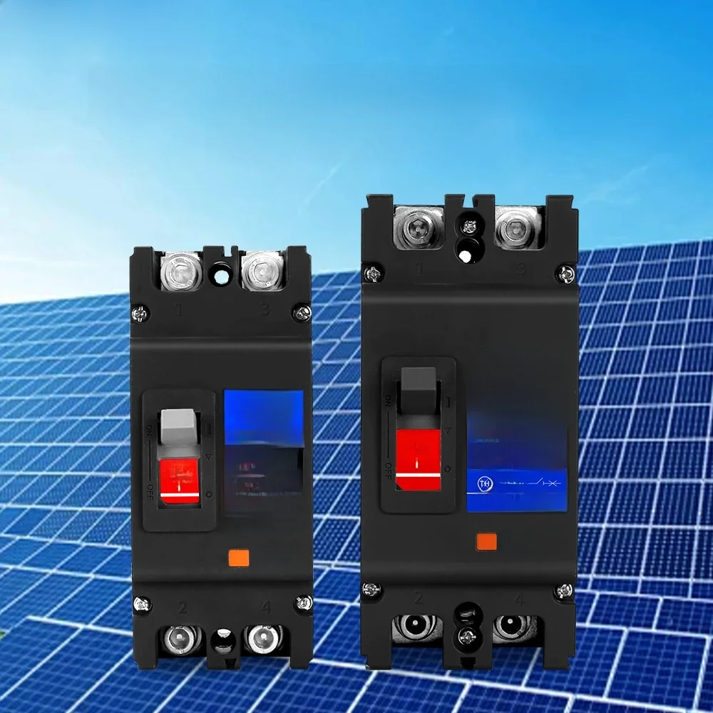 Wyłącznik automatyczny Sun Molded Box DC 125A 250A 2P MCCB z zabezpieczeniem przed przeciążeniem, wyłącznik ochronny, izolator do fotowoltaiki PV i akumulatorów. — 2
