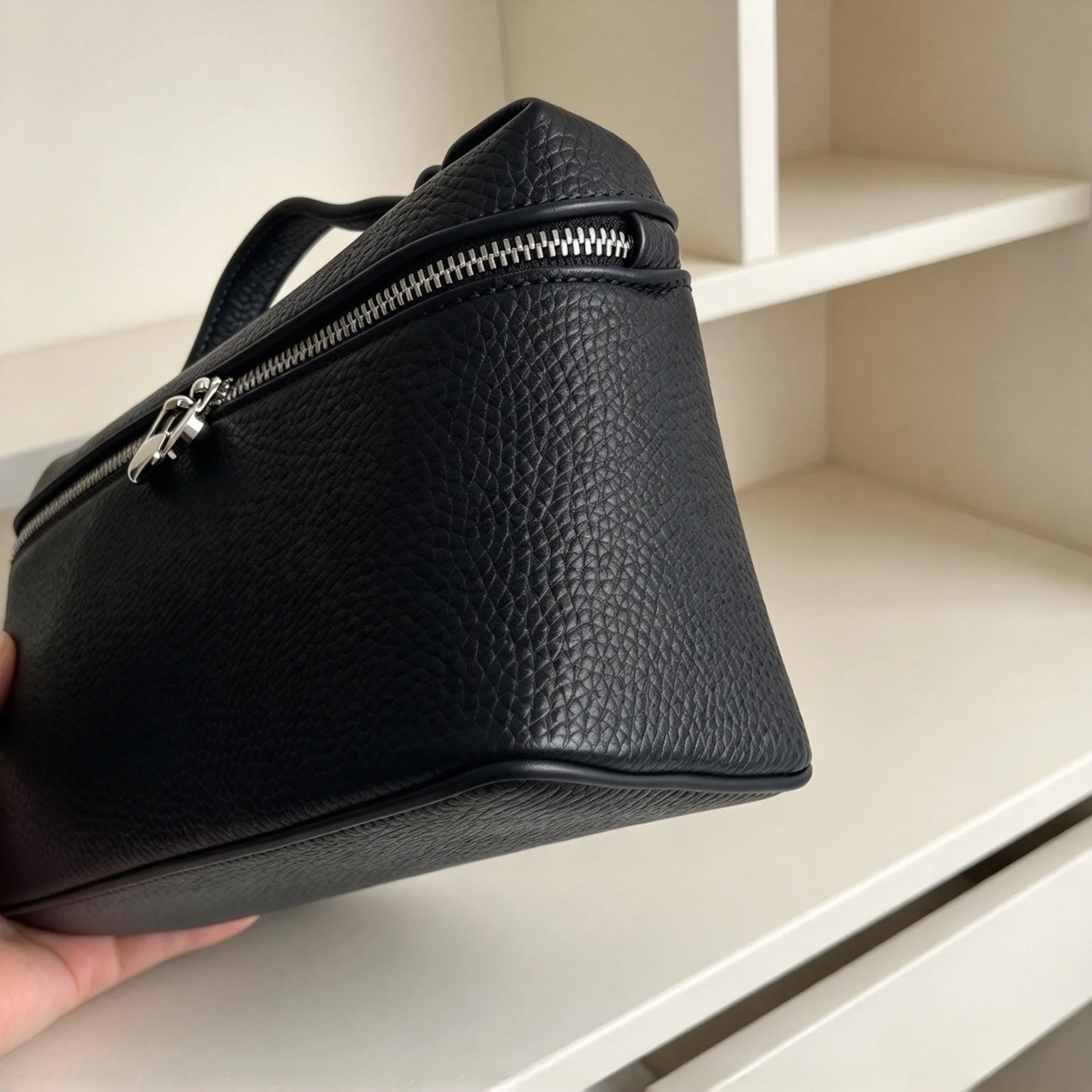 Customizable Name Lunch Box Bag Elegant Women's Bag Ostrich Pattern Handbag Clutch Bag Women Makeup Pouch With Handle
