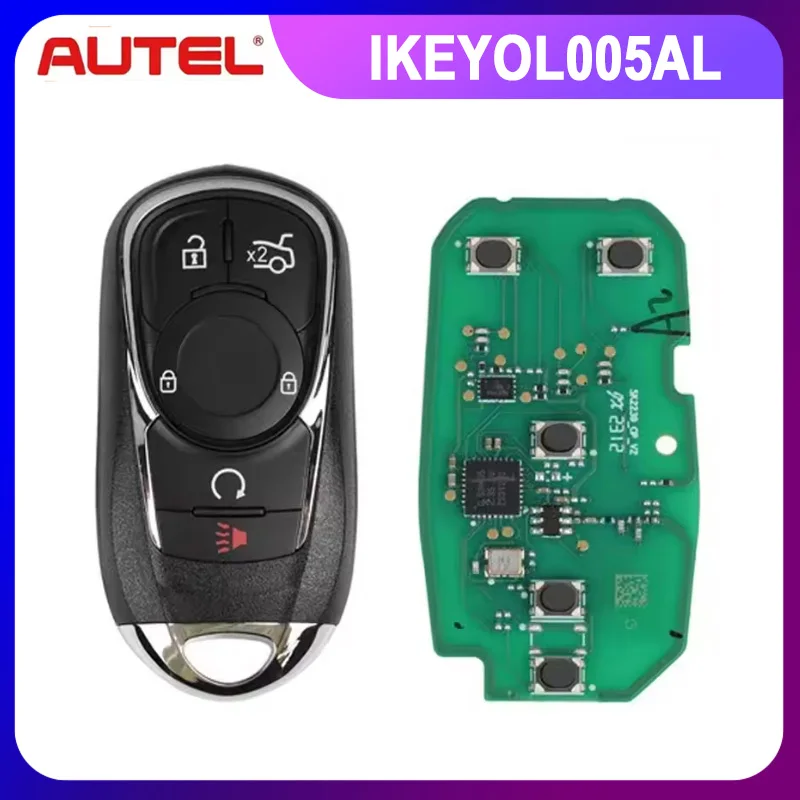 Autel IKEYOL005AL Universal Smart Remote Key 5 Buttons for Buick Style OL005AL for Autel Smart Key for KM100 IM508 IM608 KM100E
