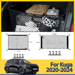 For Ford Kuga Escape MK3 2020-2024 CX482 2021 2022 Car Trunk Net Boot Luggage Mesh Nylon Bag Storage Rear Back Cargo Accessories