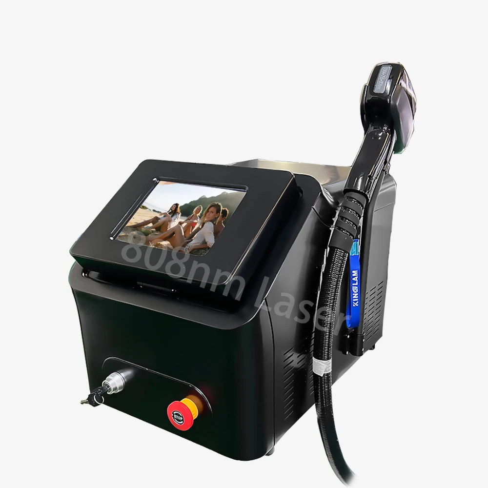 808nm Diode Laser Hair Remo Machine 4500w Depilation Equipment Three Wavelengths Ice Titanium Device Professional For Salon