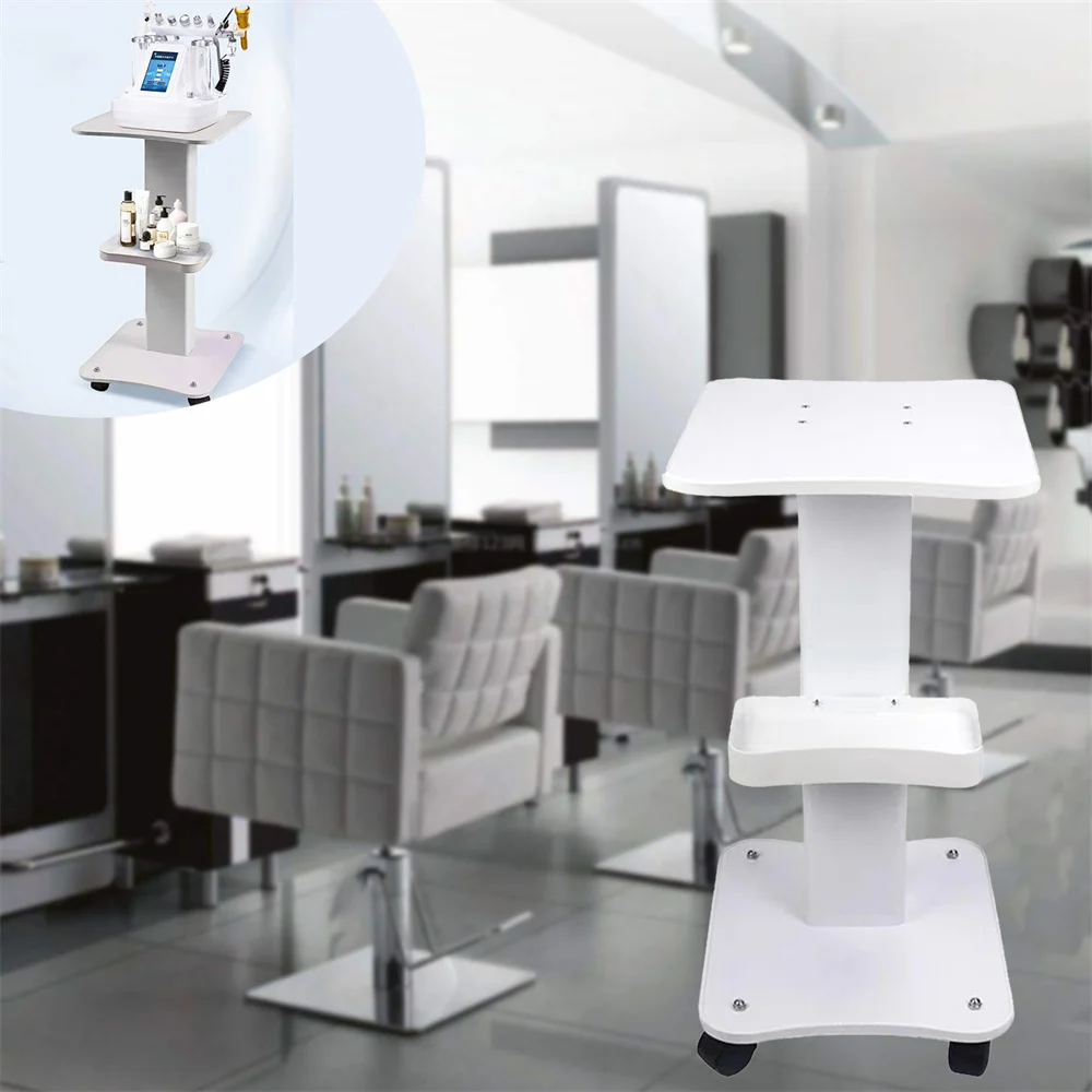 Carrito Rodante para Salón de Belleza, Carrito Multifuncional para Equipo de SPA con Bandeja de Almacenamiento, para Salón, Tatuajes, Barbería y Centro de Belleza