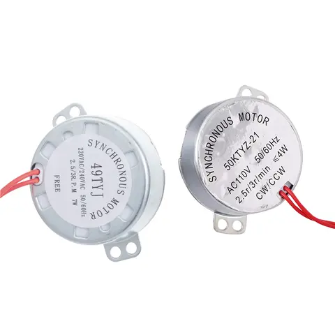 110V/220V/AC12V 계란 뒤집기 모터 50HZ 인큐베이터 자동 계란 뒤집기 모터 동기 모터 2.5/3r/min 50KTYZ-21 농장 닭